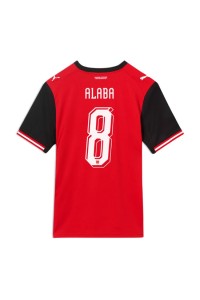 Itävalta David Alaba #8 Jalkapallovaatteet Kotipaita MM-kisat 2026 Lyhythihainen